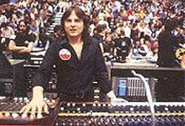 James Guthrie at the mixing desk (1980)
